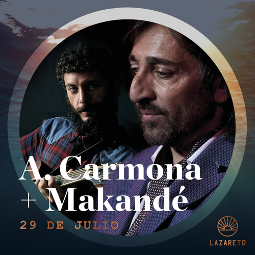 Antonio Carmona y Juanito Makandé en Lazareto el 29 de julio
