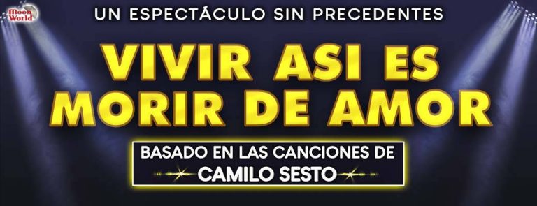 Venta de entradas para el concierto homenaje a Camilo Sesto Vivir así es morir de amor en el Gran Teatro de Elche, Alicante