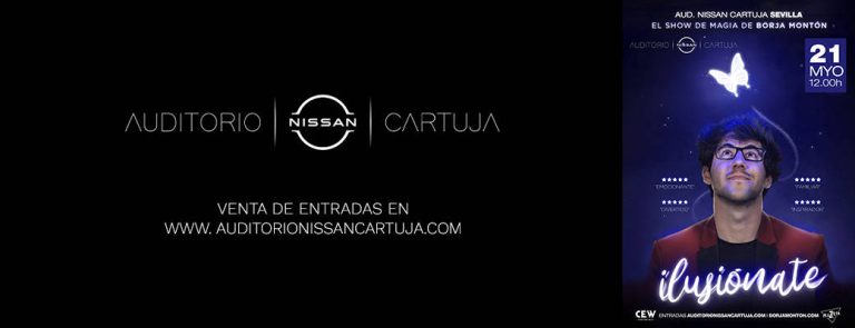 Comprar entradas para espectáculo familiar de magia Ilusionáte de Borja Montón en Auditorio Nissan Cartuja de Sevilla