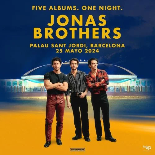 Jonas brothers único concierto en España en Barcelona