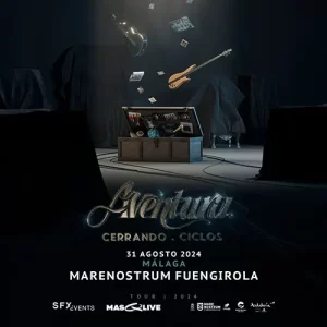 Entradas concierto Aventura Malaga marenostrum fuengirola 2024