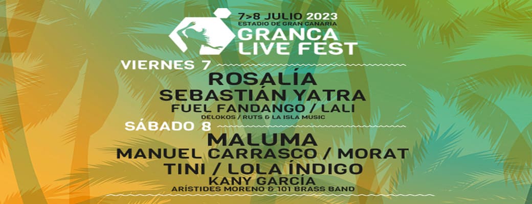 GranCa Live Fest. Rosalía, Maluma y Lola índigo en Gran Canaria en el evento de cadena Dial.